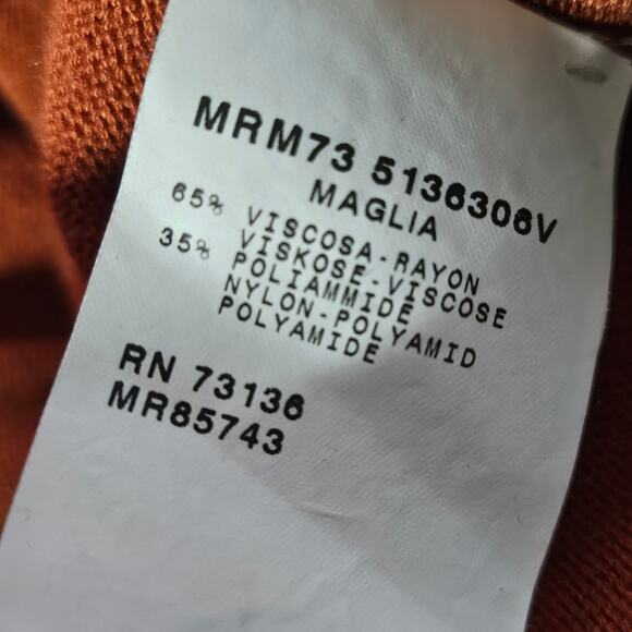 Orange Cowl Neck Sweater Size XL - Picture 4 of 4